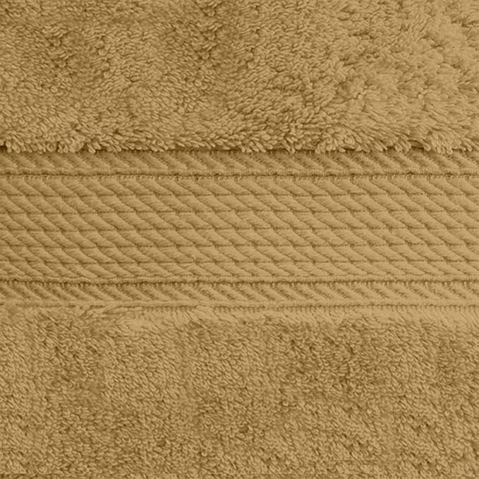 Superior Egyptian Cotton Plush & Absorbent, Face Towel Set of 6, Toast | Quick - Image 2