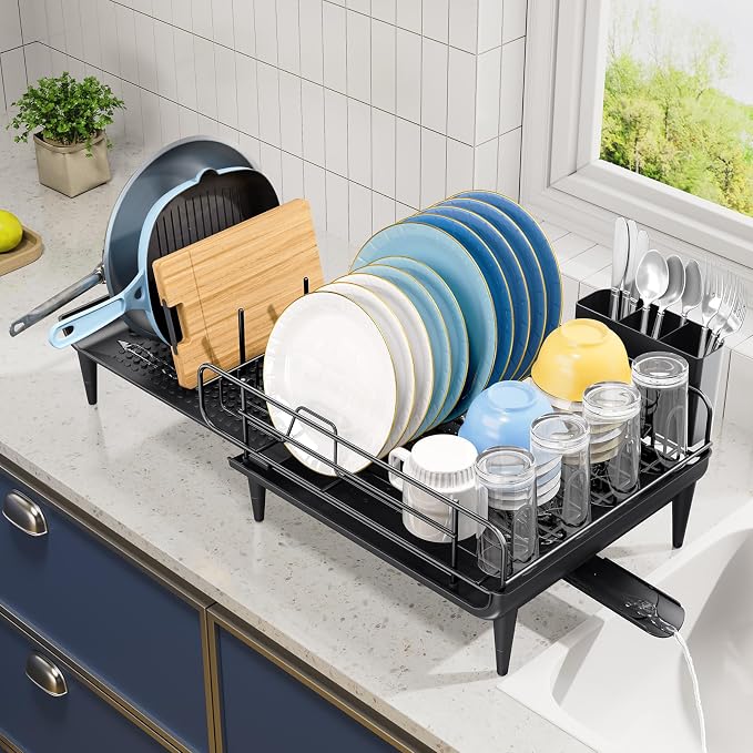 TOOLF Expandable Dish Drying Rack - Image 2
