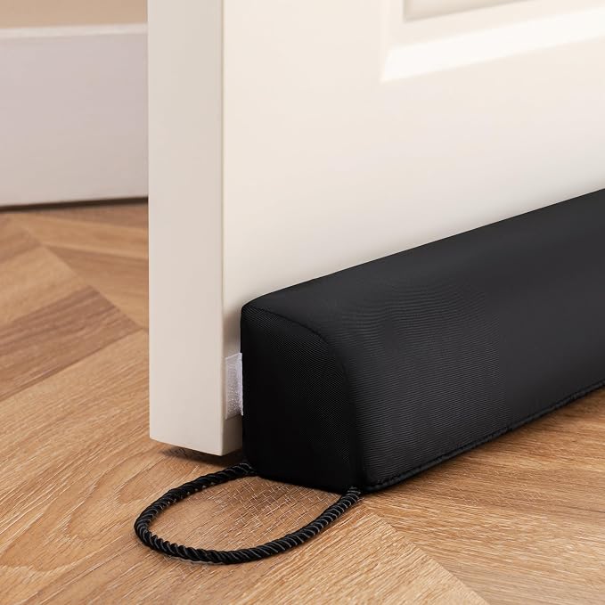 Sunolga Resistant Door Draft Stopper, Removable Washable Cover, Blocks Hot and by SunolgaIndustriesInc