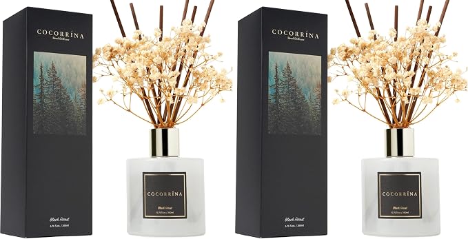 Reed Diffuser Sets, 6.7 fl oz. Black Forest Diffuser by COCORR%C3%8DNA
