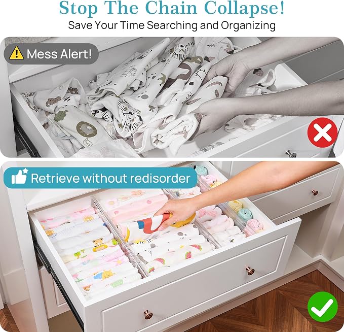 Vtopmart 4" Regular Upgrade Drawer Dividers - Image 4
