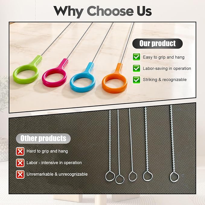 AONEZ Straw Cleaner Brush Set - Image 5