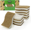 9 Pack Biodegradable Natural Kitchen Sponge Dish Sponges | Compostable by KICKLEEN