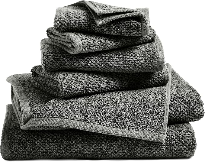 Great Bay Home 100% Cotton 6 Piece Towel Set by GreatBayHome