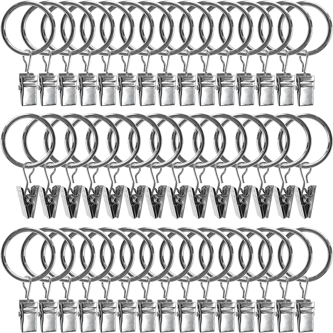 100 Pack Metal Curtain Rings - Image 7