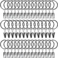 44 Pack Metal Curtain Rings by AMZSEVEN