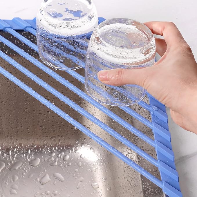 Tomorotec Triangle Roll Up Dish Drying Rack - Image 8