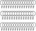 Lansian 44 Pack Curtain Rings by Lansian