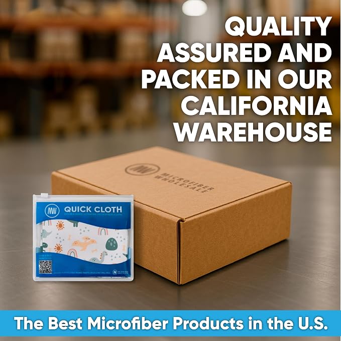 Microfiber Wholesale Quick Cloth Glasses Cleaning Cloths 5x7 Dinosaurs | 2-Pack - Image 7