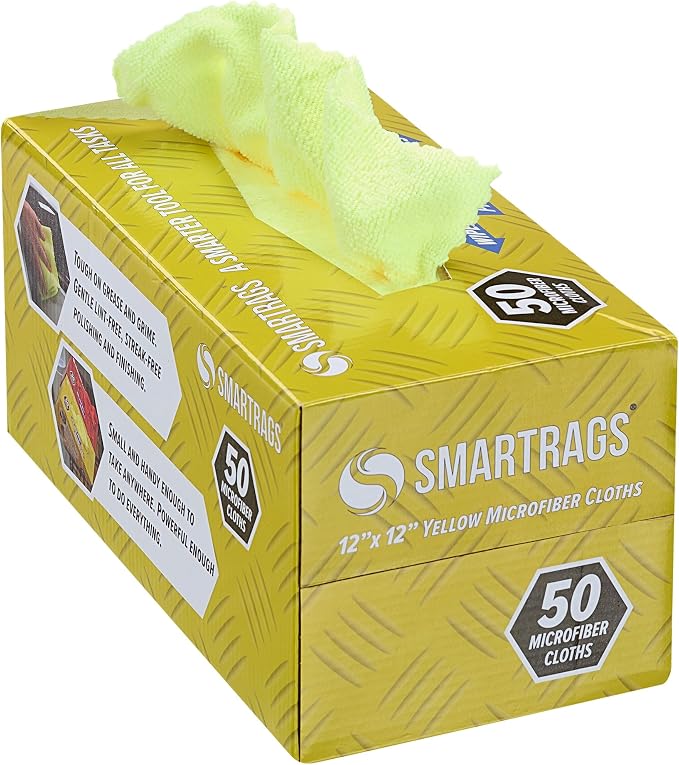 Arkwright Smart Rags Microfiber Cleaning Cloths, Lint Free 180 GSM Reusable by Arkwright
