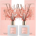 Premium Reed Diffuser Set with Preserved Baby's Breath & Cotton Stick by COCORR%C3%8DNA