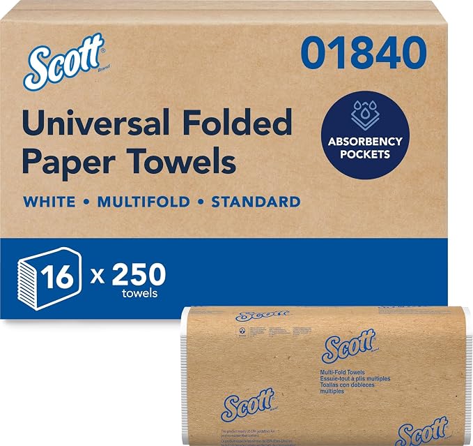 Scott Professional Multifold Paper Towels, 16 x 250 Sheets | Universal by Scott%C2%AEProfessional