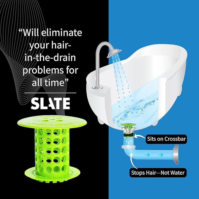 TubShroom Bathtub Drain Hair Catcher – In-Drain Tub Strainer & Clog Prevention - Image 4
