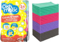 Dishmatic Clean N' Wipe Multipurpose Microfiber Cleaning Cloths, 24 Pack by Dishmatic