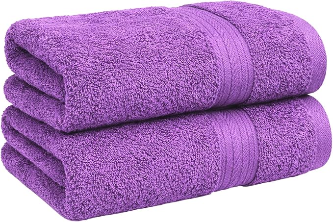 Ample Decor 100% Cotton Hand Towels 18x28 Inches, 600 GSM, Soft & Absorbent by AmpleDecor