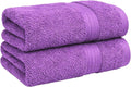 Ample Decor 100% Cotton Hand Towels 18x28 Inches, 600 GSM, Soft & Absorbent by AmpleDecor