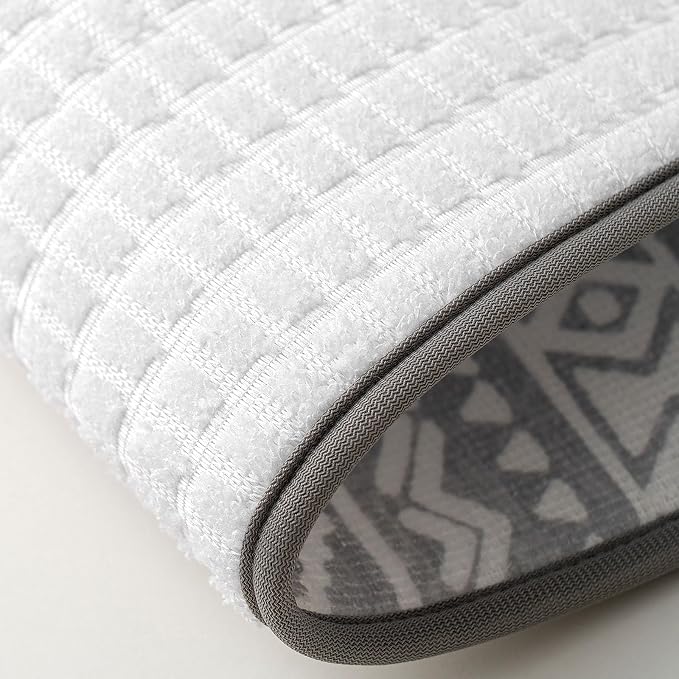 FRESHMINT Dish Drying Mats 2 Pack, Global Bohemian | Quick Dry, Ultra Absorbent - Image 7