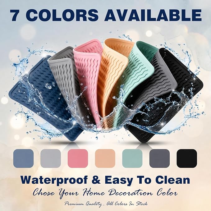 2 Pack Caketime Silicone Dish Drying Mat - Image 3