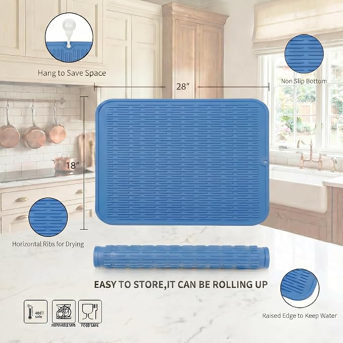 MicoYang Silicone Dish Drying Mat - Image 2