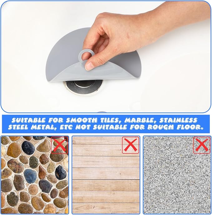 6 Pack Drain Covers for Bugs, 6 X 6 Inch, Anti Odor and Cockroach, Kitchen - Image 4