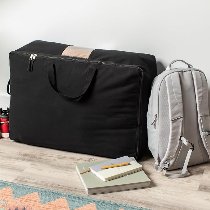 Soft Canvas Storage Bags with Zipper. Thick Breathable - Image 2