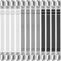 Boao 12 Pcs Bedsheet Strap Elastic Clip, 8-12 Inch Length | Sturdy Metal Clips by Boao
