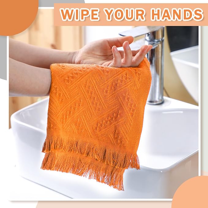 HunnmingRe 6 Pack Boho Hand Towel - Image 3