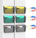 samstar 6 Pack Magnetic File Holder, Mesh Wall File Organizer File Pocket Mail by Samstar