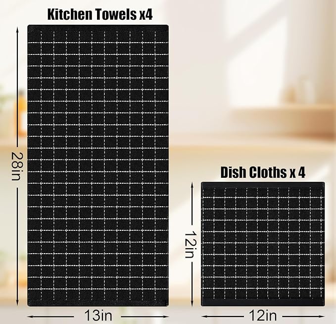 Homaxy Kitchen Towels and Dishcloths Set - Image 4