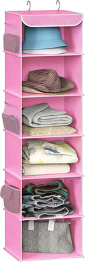 Simple Houseware 6 Shelf Hanging Closet Organizer, Top Support Metal Frame by SimpleHouseware