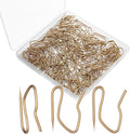Shappy 120 Pcs Metal Drapery Hooks Pinch Pleat by Unknown