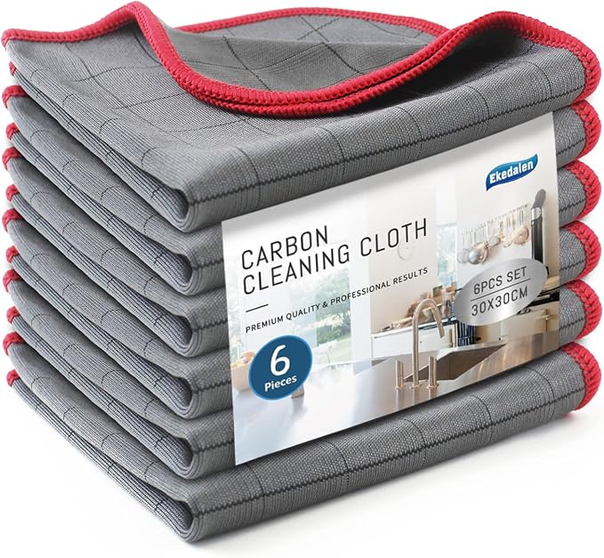 Ekedalen Microfiber Cleaning Cloth Lint Free Glass Polish by Ekedalen