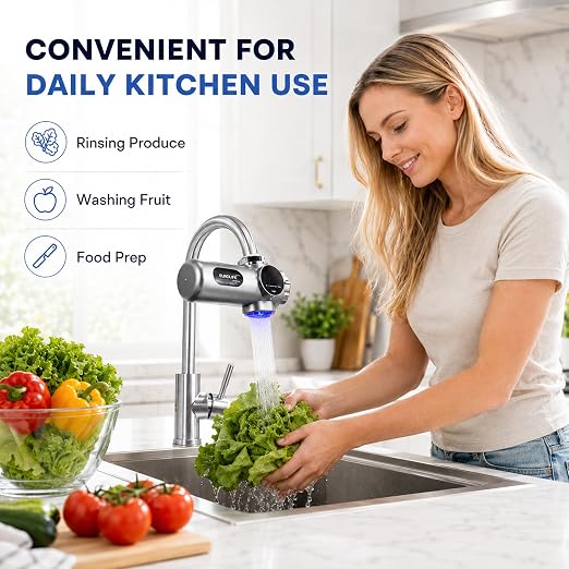 Combo Eurolife Faucet Mount Water Filter EL-LS-A15, LED Sink Water Filter - Image 6