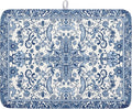 Chinoiserie Floral Dish Drying Mat by Kawani