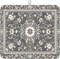 Giwawa Boho Floral Dish Drying Mat Grey Leaves Dishes Drainer Pad 16x18 Inch by Giwawa