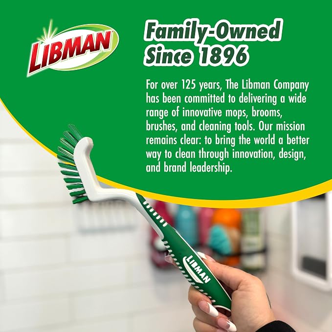Libman Scrub Brush Kit | Cleaning Brush | Tile & Grout Brush | Small Scrub - Image 6
