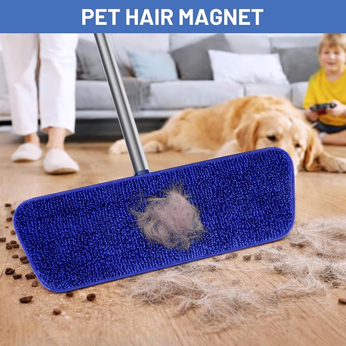 Microfiber Flat Mop for Hardwood Floors Cleaning - Image 7