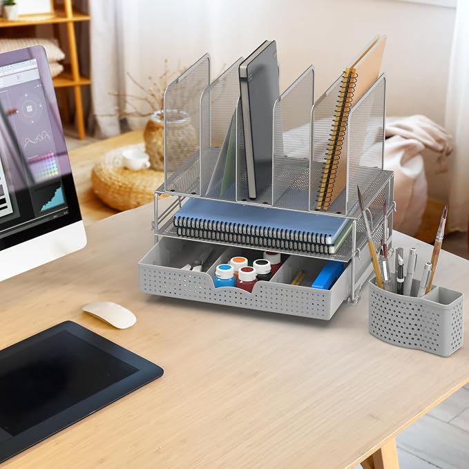 Simple Houseware Desk File Organizer - Image 4