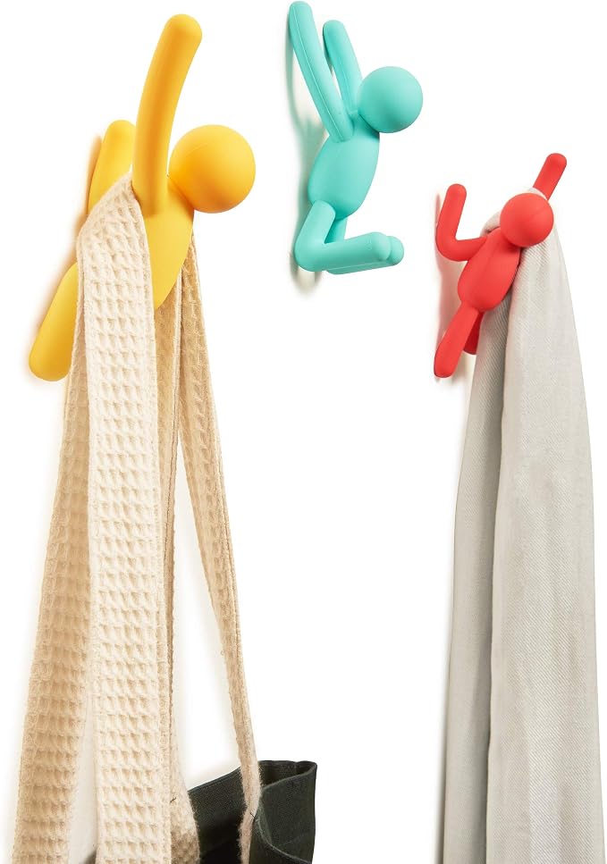 Umbra Buddy Wall Hooks, Wall Mount Coat Hooks - Image 8