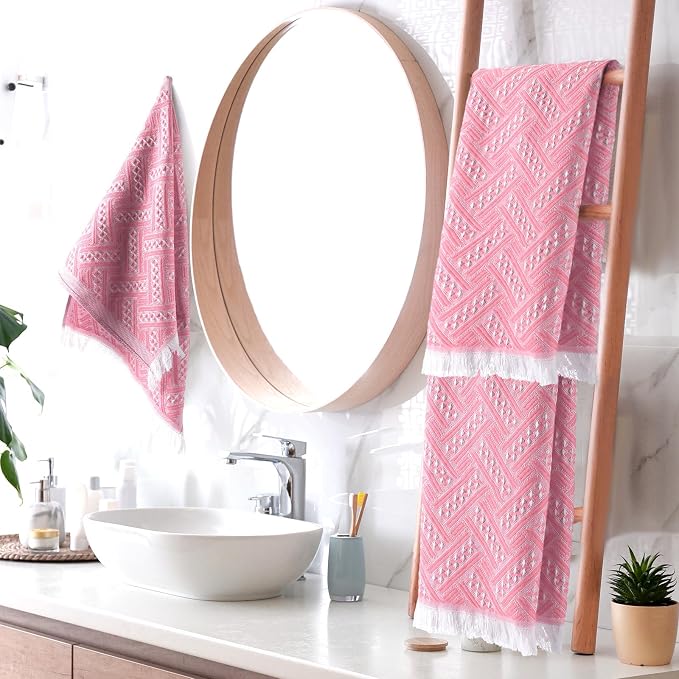 HunnmingRe 4 Pack Boho Hand Towel - Image 6