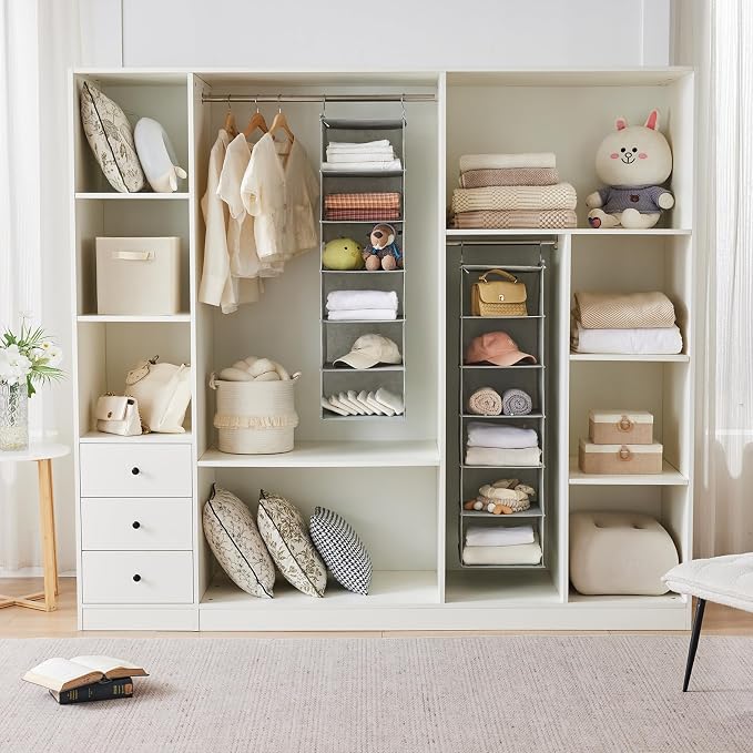 MAX Houser 6 Tier Shelf Hanging Closet Organizer - Image 4