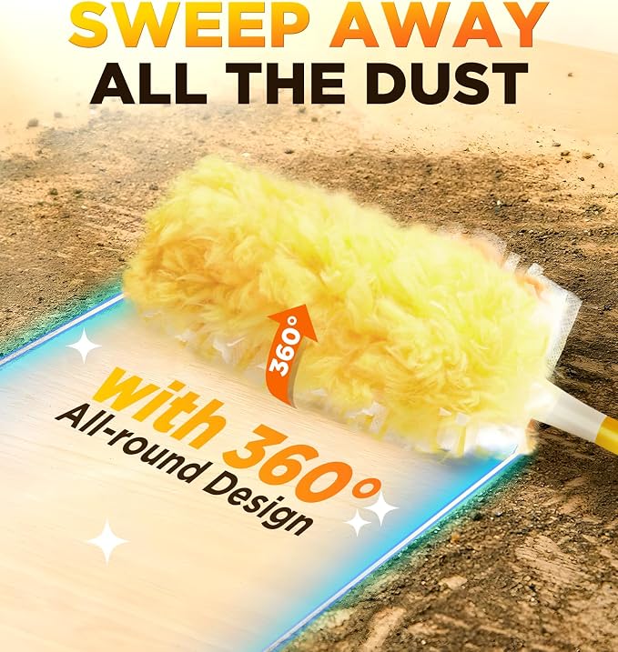 Heavy Duty Duster Refills for Swiffer Duster, Unscented Disposable Dusters for - Image 2