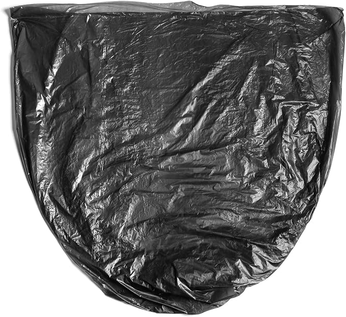 Aluf Plastics 10 Gal Black Trash Bags, 8 Micron - Image 3
