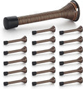 Ravinte Door Stoppers, 18 Pack Oil Rubbed Bronze Spring Door Stops | Stoppers by Ravinte