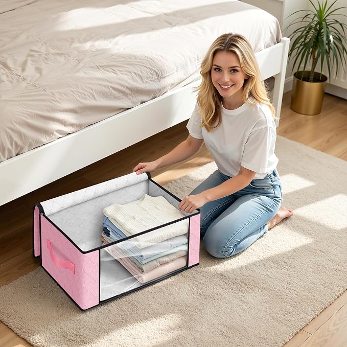 35L Closet Organizers, Foldable Under Bed Storage Containers | Storage Bags - Image 5