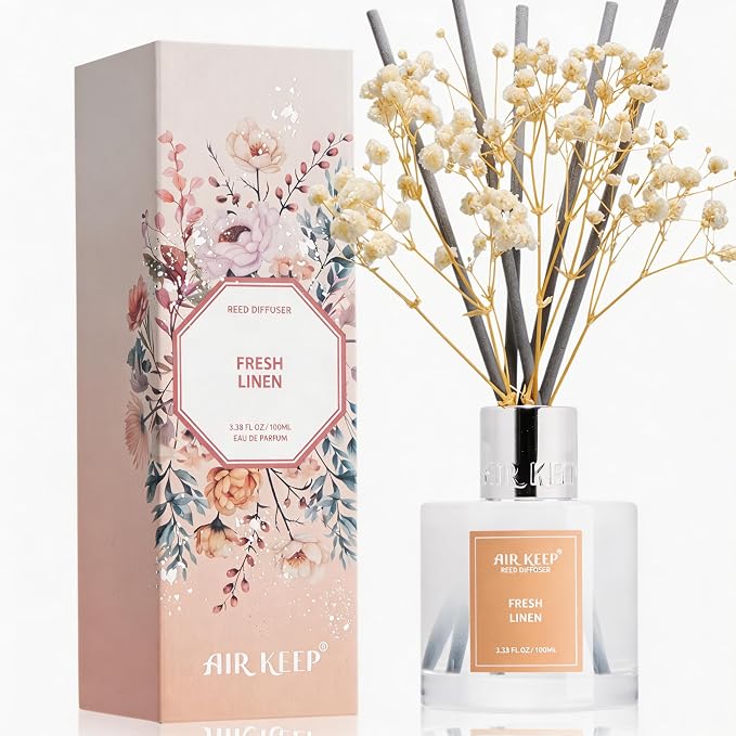 Reed Diffuser Set, 3.38 fl oz by Airkeep