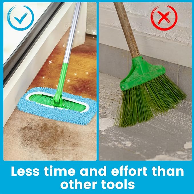 6Pcs Reusable Microfiber Mop Pads Compatible - Image 5