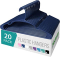 NEATERIZE Clothes Hangers Plastic 20 Pack by Neaterize