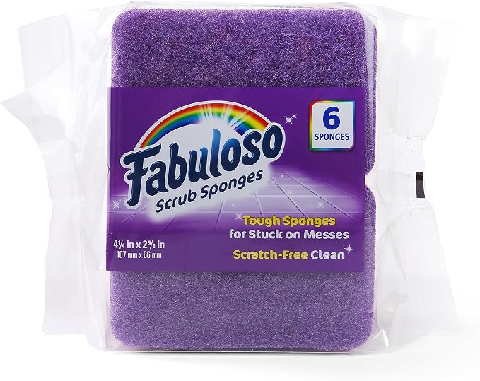 Fabuloso Scratch-Free Kitchen Dish Sponges, safe on nonstick cookware - Image 8