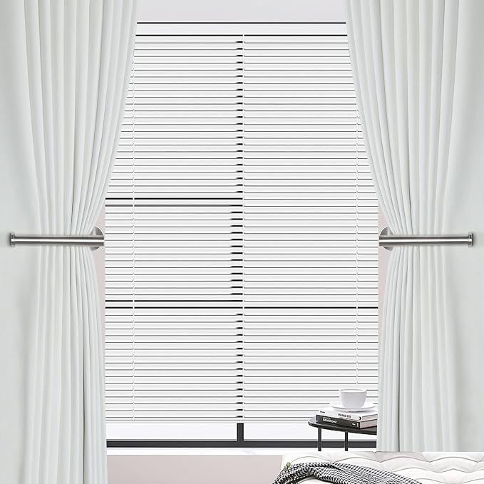 Groleca Adhesive Curtain Holdbacks No Drill Curtain Tiebacks, 2 Pack, Metal - Image 3